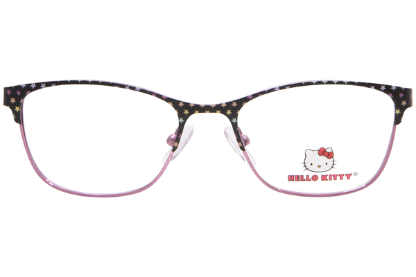  Hello Kitty HK368 Eyeglasses Youth Kids Girl's Full Rim Rectangle Shape 