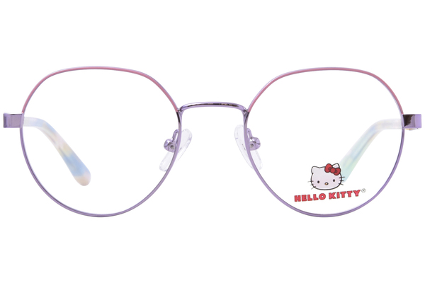  Hello Kitty HK374 Eyeglasses Youth Kids Girl's Full Rim Oval Shape 