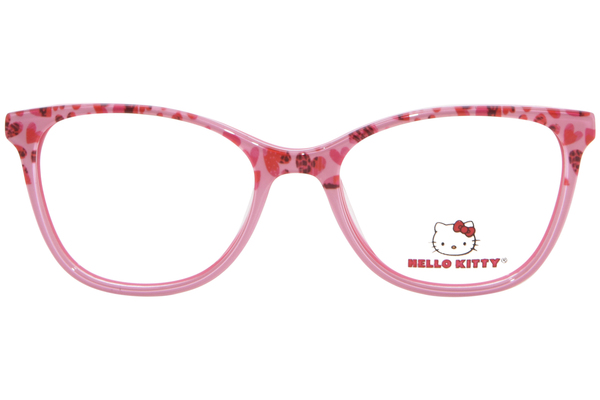  Hello Kitty HK379 Eyeglasses Youth Kids Girl's Full Rim Cat Eye 