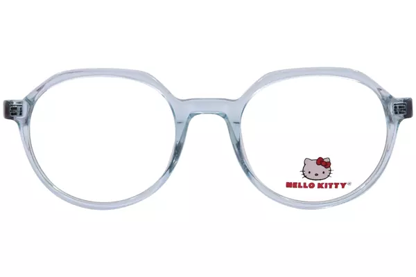  Hello Kitty HK387 Eyeglasses Youth Kids Girl's Full Rim Round Shape 
