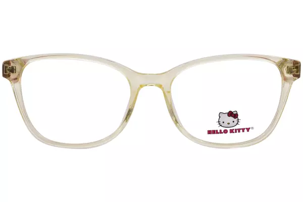  Hello Kitty HK388 Eyeglasses Youth Kids Girl's Full Rim Round Shape 