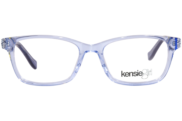  Kensie Shimmer Eyeglasses Youth Girl's Full Rim Rectangle Shape 