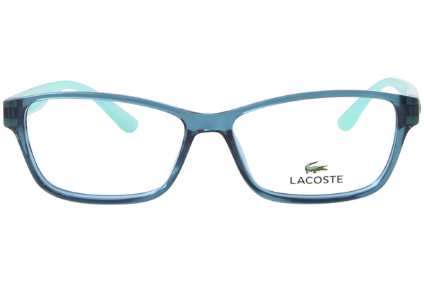  Lacoste L3803B Eyeglasses Youth Kids Girl's Full Rim Rectangle Shape 