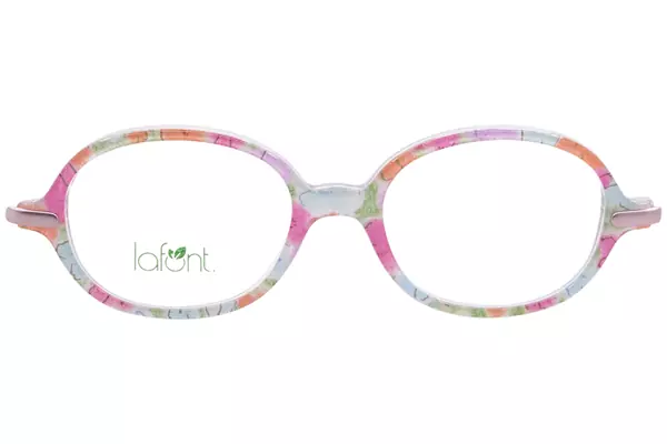  Lafont Paris Cirque Eyeglasses Youth Kids Girl's Full Rim Round Shape 