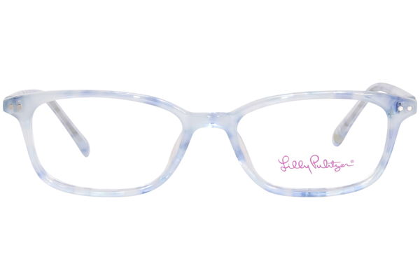  Lilly Pulitzer Gabbi Mini Eyeglasses Youth Girl's Full Rim Rectangle Shape 