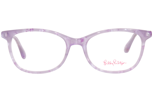  Lilly Pulitzer Galena Mini Eyeglasses Youth Girl's Full Rim Rectangle Shape 