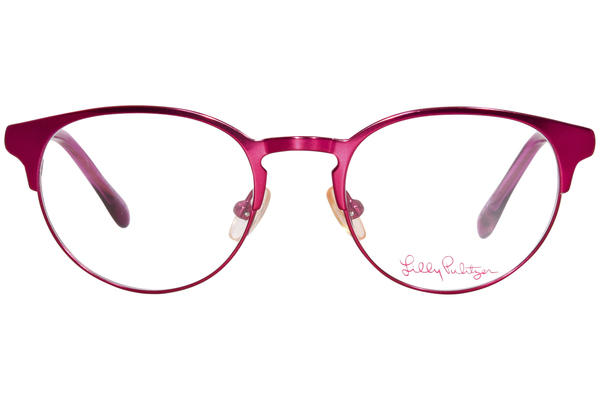  Lilly Pulitzer Hani Eyeglasses Youth Girl's Full Rim Round Shape 