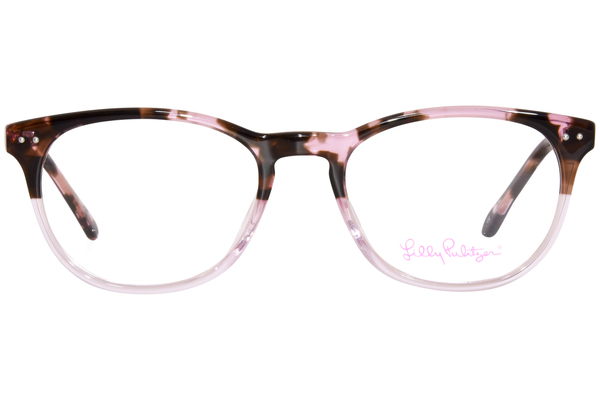  Lilly Pulitzer Lindy Mini Eyeglasses Youth Girl's Full Rim Oval Shape 