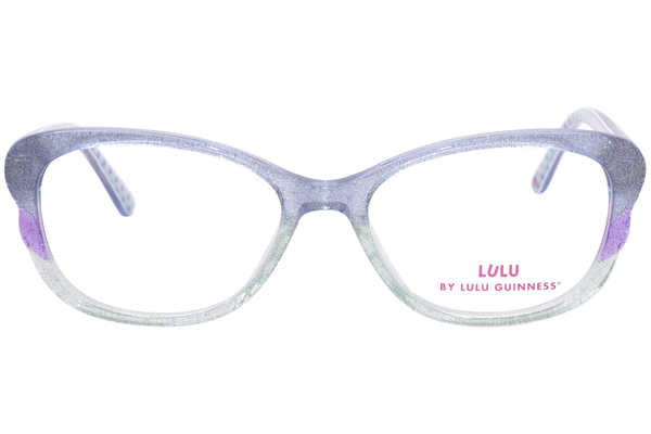  Lulu By Lulu Guinness LK049 Eyeglasses Youth Kids Girl's Full Rim Oval Shape 