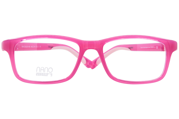  Nano Vista Crew-3.0 NAO302 Eyeglasses Youth Kids Full Rim Rectangle Shape 