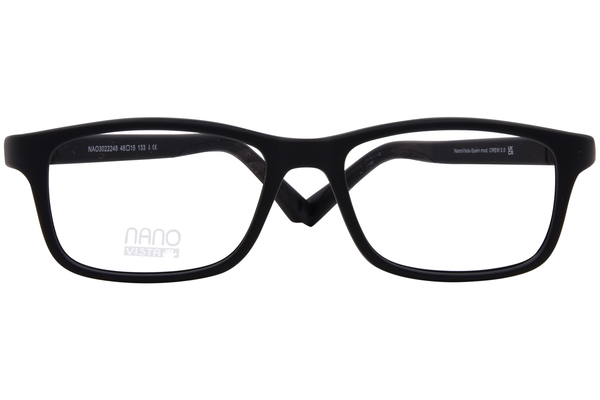  Nano Vista Crew-3.0 NAO302 Eyeglasses Youth Kids Full Rim Rectangle Shape 