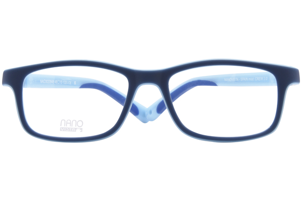  Nano Vista Crew-3.0 NAO302 Eyeglasses Youth Kids Full Rim Rectangle Shape 