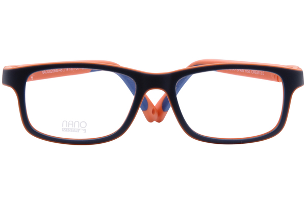  Nano Vista Crew-3.0 NAO302 Eyeglasses Youth Kids Full Rim Rectangle Shape 