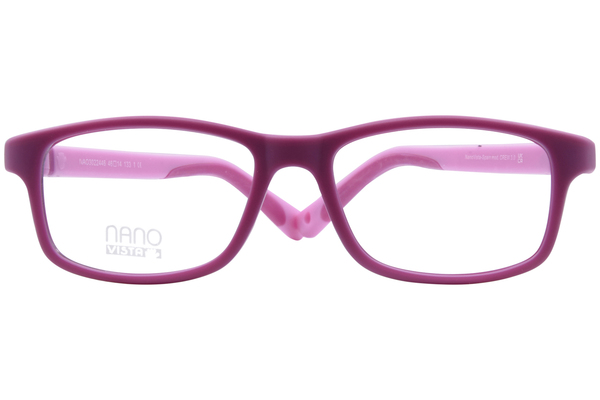  Nano Vista Crew-3.0 NAO302 Eyeglasses Youth Kids Full Rim Rectangle Shape 