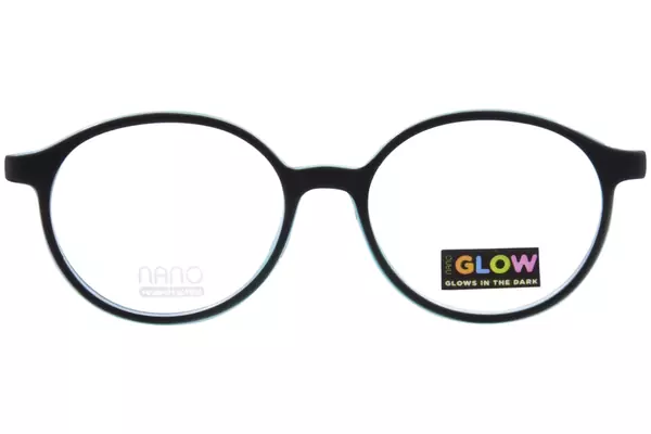  Nano Vista Flicker-Glow-3.0 NAO318 Eyeglasses Youth Kids Full Rim Round Shape 