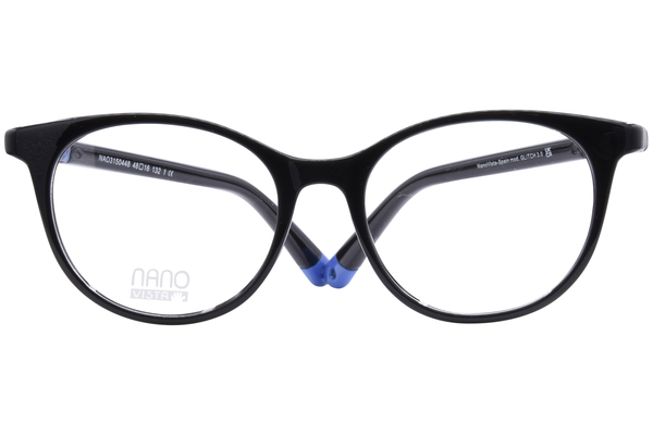  Nano Vista Glitch-3.0 NAO315 Eyeglasses Youth Kids Full Rim Round Shape 