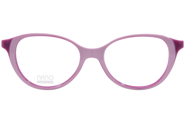  Nano Vista Mimi-SC-3.0 NAO312 Eyeglasses Youth Kids Full Rim Cat Eye w/Clip-On 