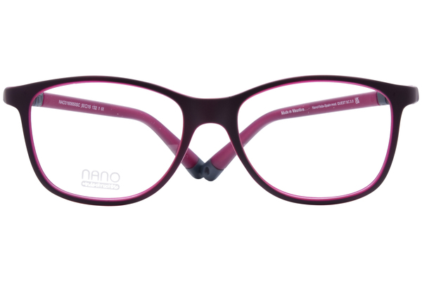  Nano Vista Quest-SC-3.0 NAO316 Eyeglasses Youth Kids Full Rim w/Clip-On 
