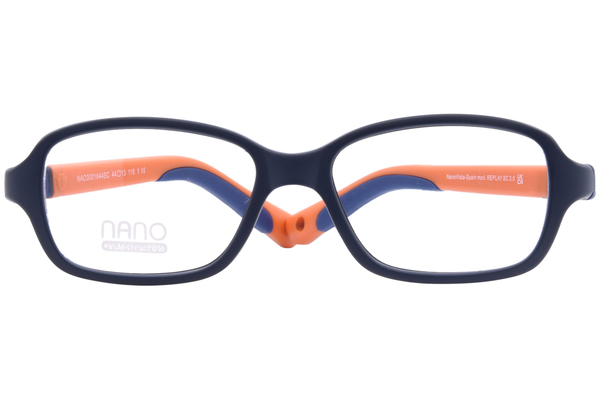  Nano Vista Replay-SC-3.0 NAO300 Eyeglasses Youth Kids Full Rim w/Clip-On 