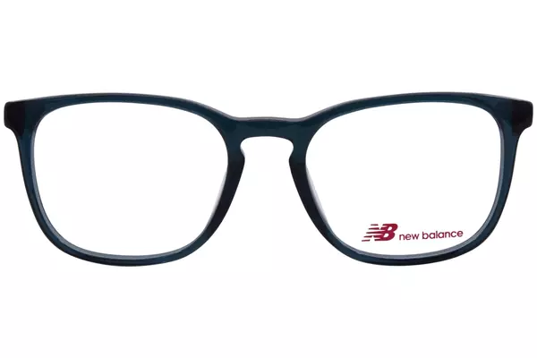  New Balance NBK168 Eyeglasses Youth Boy's Black Full Rim Rectangle Shape 