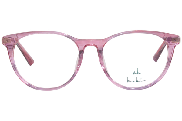  Nicole Miller Ella Eyeglasses Youth Girl's Full Rim Round Shape 