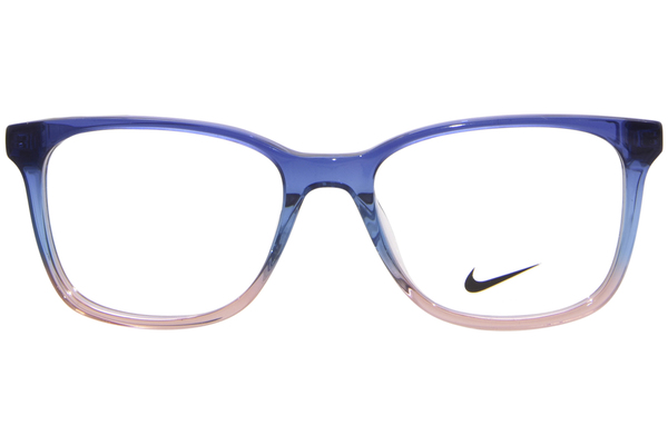  Nike 5054 Eyeglasses Youth Kids Girl's Full Rim Square Shape 
