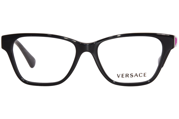  Versace VK3003U Eyeglasses Youth Kids Girl's Full Rim Rectangle Shape 