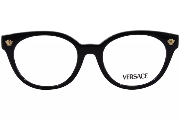  Versace VK3009U Eyeglasses Youth Kids Girl's Full Rim Round Shape 