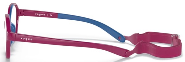  Vogue VY2011 Eyeglasses Youth Kids Full Rim Pillow Shape w/Strap 