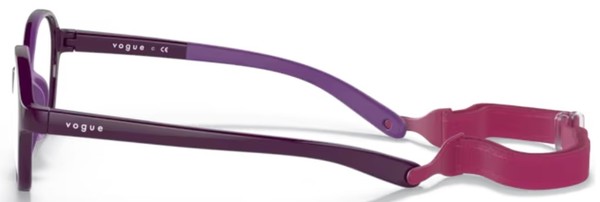  Vogue VY2011 Eyeglasses Youth Kids Full Rim Pillow Shape w/Strap 