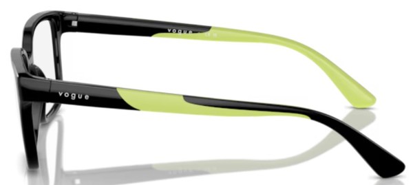  Vogue VY2026 Eyeglasses Youth Kids Boy's Full Rim Rectangle Shape 
