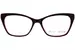 Betsey Johnson 9-To-Thrive Eyeglasses Youth Kids Girl's Full Rim Cat Eye