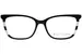 Betsey Johnson All That Eyeglasses Youth Kids Girl's Full Rim Rectangle Shape