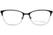 Betsey Johnson Sail-Away Eyeglasses Youth Kids Girl's Full Rim Rectangle Shape