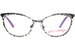 Betsey Johnson Star-Power Eyeglasses Youth Kids Girl's Full Rim Cat Eye