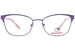 Hello Kitty HK371 Eyeglasses Youth Kids Girl's Full Rim Round Shape