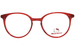 Hello Kitty HK382 Eyeglasses Youth Kids Girl's Full Rim Round Shape