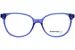 Marchon M-7506 Eyeglasses Youth Kids Girl's Full Rim Round Shape