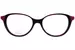 Nano Vista Mimi-SC-3.0 NAO312 Eyeglasses Youth Kids Full Rim Cat Eye w/Clip-On