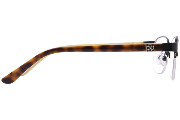  Ann Taylor ATP701 Eyeglasses Women's Petite Semi Rim Rectangle Shape 