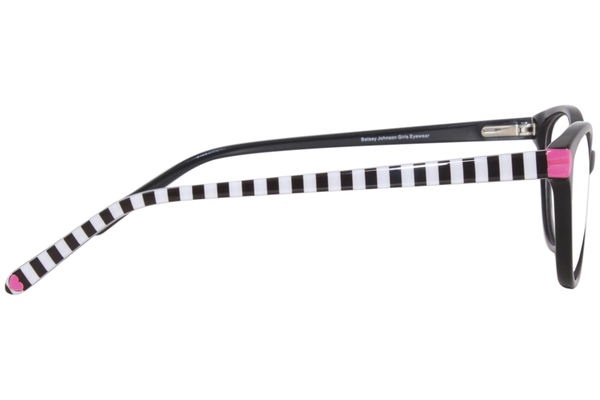 Betsey Johnson Eye Heart U Eyeglasses Girl's Full Rim Oval Shape 