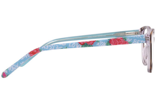  Betsey Johnson Girls Kween Eyeglasses Youth Girl's Cat-Eye Optical Frame 