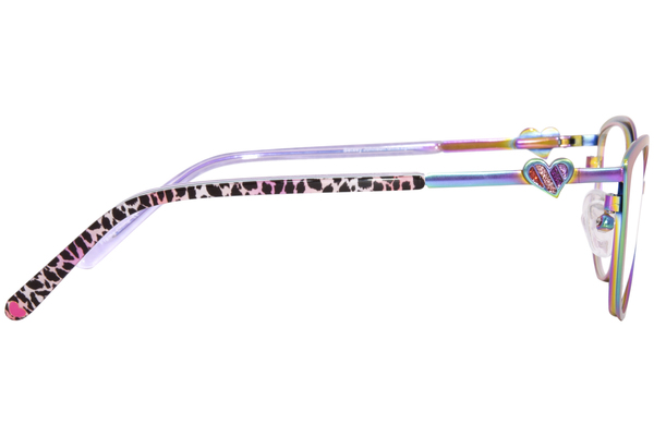  Betsey Johnson Tada Eyeglasses Youth Kids Girl's Full Rim Cat Eye 