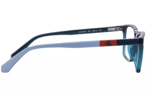 Calvin Klein Jeans CKJ22302 Eyeglasses Youth Kids Boy's Full Rim Rectangle Shape 