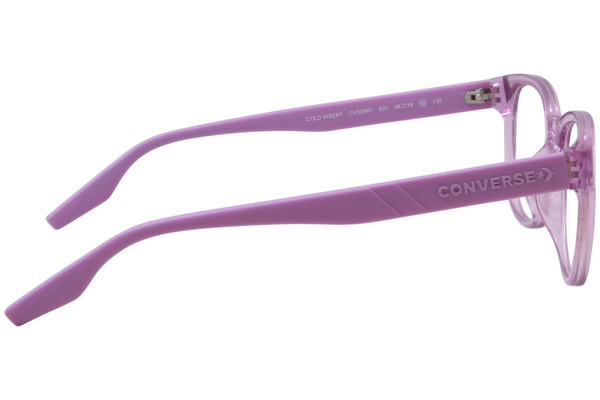  Converse CV5099Y Eyeglasses Youth Kids Girl's Full Rim Round Shape 