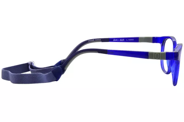 Demi + Dash Storm Eyeglasses Youth Kids Full Rim Round Shape 