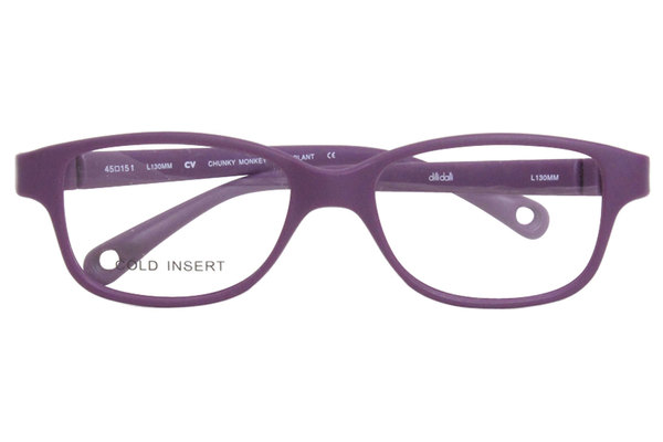  Dilli Dalli Chunky-Monkey Eyeglasses Youth Full Rim Rectangle Shape 