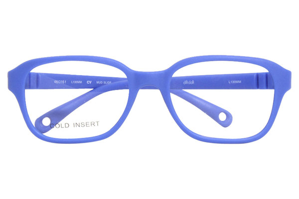  Dilli Dalli Mud-Slide Eyeglasses Youth Full Rim Rectangle Shape 