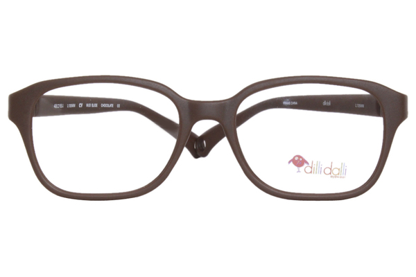  Dilli Dalli Mud-Slide Eyeglasses Youth Full Rim Rectangle Shape 