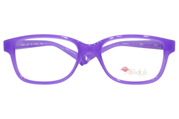  Dilli Dalli Truffles Eyeglasses Youth Full Rim Rectangle Shape 